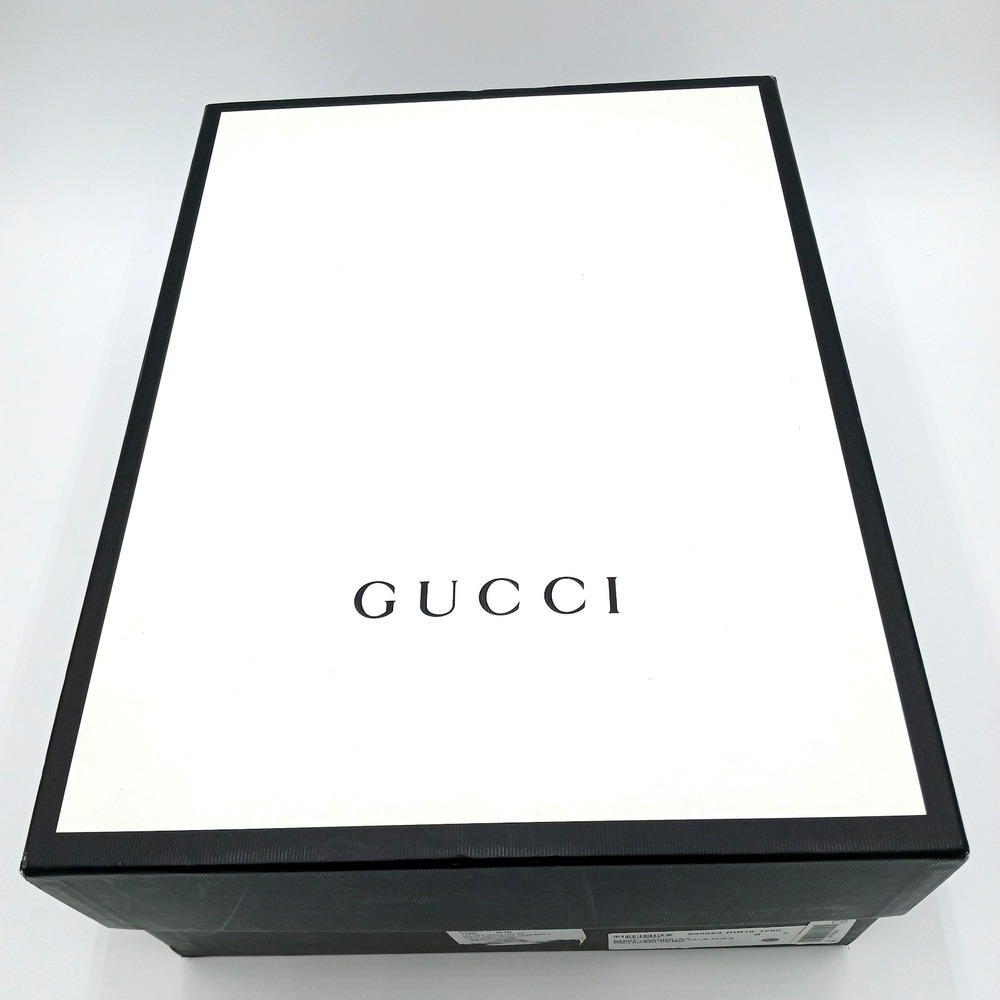 GUCCI SEGA Aguru Trek Sandals Leather‎ Black Bronw  Mens 546064 DIR10 1265 G 7 - Picture 10 of 11